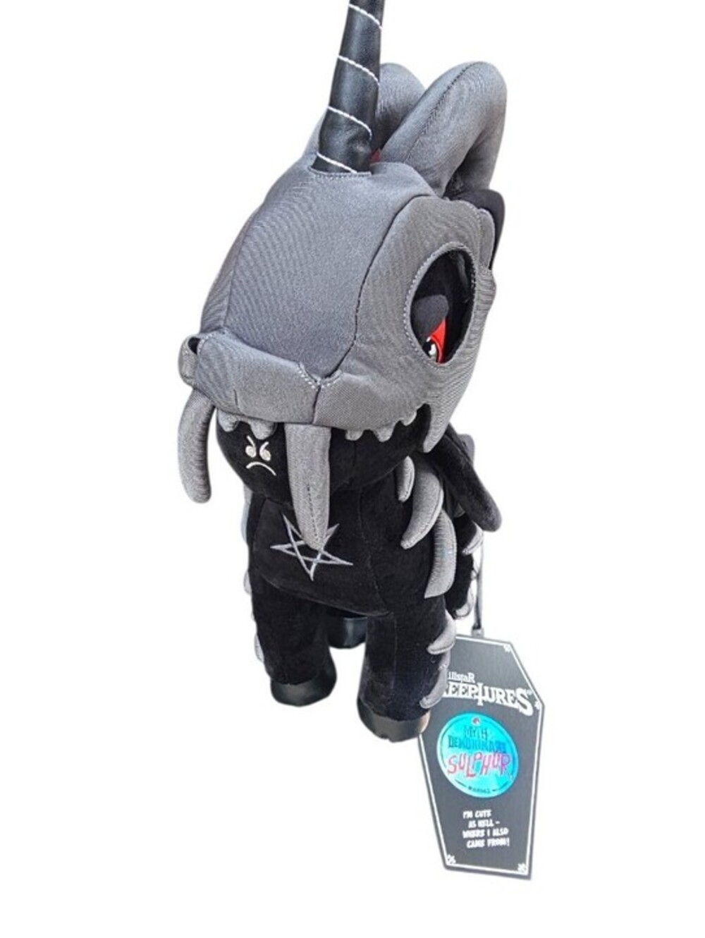 Killstar Kreeptures 15.3” Myth Demonimare: Sulphur Unicorn Gothic Toy Plush NEW